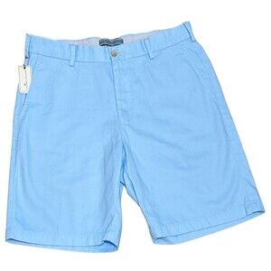 NWT Peter Millar Pima Cotton Winston Washed Twill Short Tarheel blue size 32R